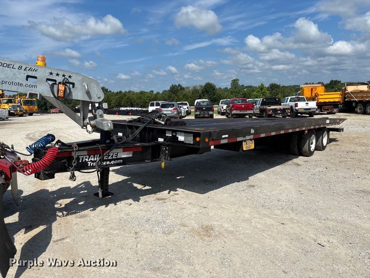 2011 DAKOTA MANUFACTURING CO. / TRAIL-EZE TE401 tilt deck equipment trailer - FC1821