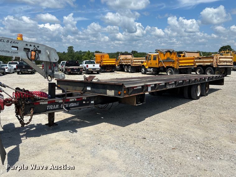 1997 Dakota Trail-Eze PDLX20TC31 tilt deck equipment trailer - FC1822