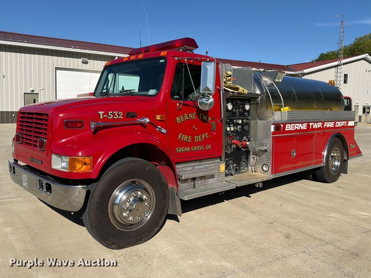 1998 International 4900 pumper fire truck - FC3091