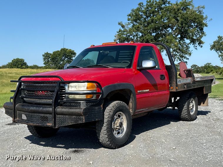 2002 GMC Sierra 2500HD bale bed pickup truck - ET6474