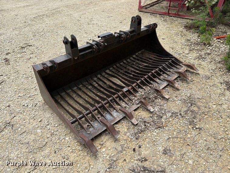 Skid steer rock bucket - NA9446