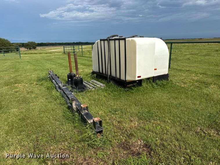 (2) Tractor mounted fertilizer tanks - NA9464