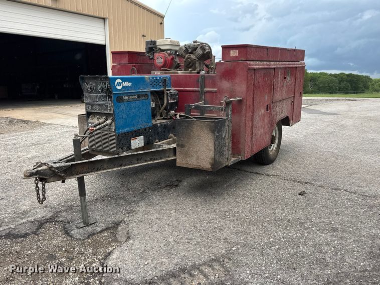 Shop built welding trailer - NA9470