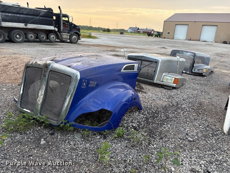 (3) semi truck hoods - EW8994