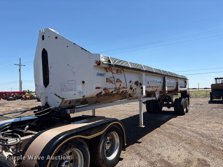 2008 Clements Starlite end dump trailer - FC2499