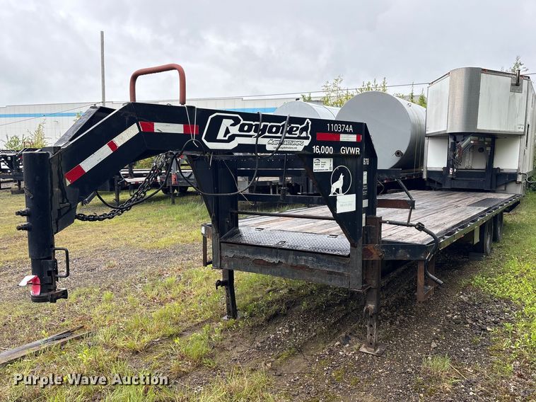 2011 Coyote Manufacturing flatbed trailer - FK1492
