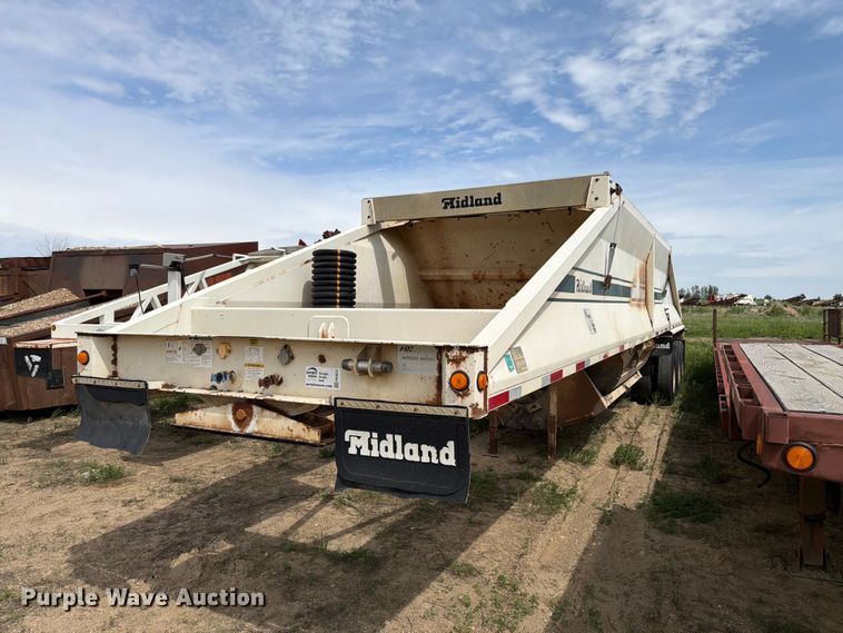 1999 Midland MG42CLAM bottom dump trailer - FK4012