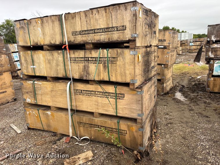 (4) Valley Pioneer MSC1220F livestock sheds - ET0222