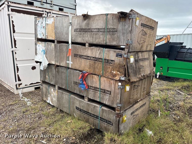 (4) Valley Pioneer MSC1220F livestock sheds - ET0229