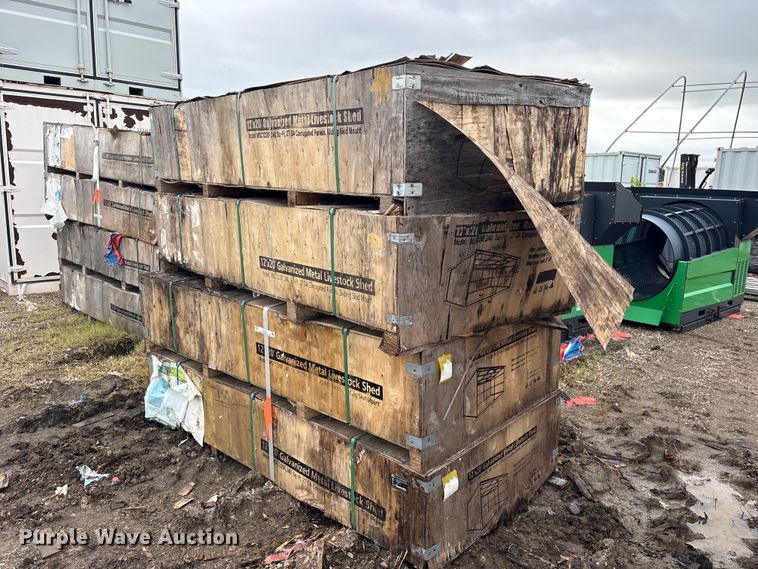 (4) Valley Pioneer MSC1220F livestock sheds - ET0230