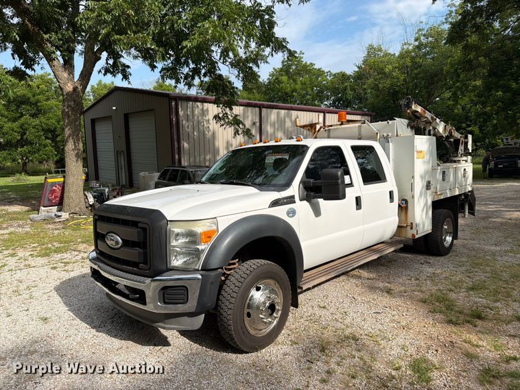 2012 Ford F550 Super Duty Crew Cab utility / service truck - FN2508