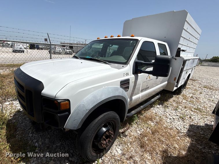 2008 Ford F550 Super Duty XL Crew Cab service truck - FO4506