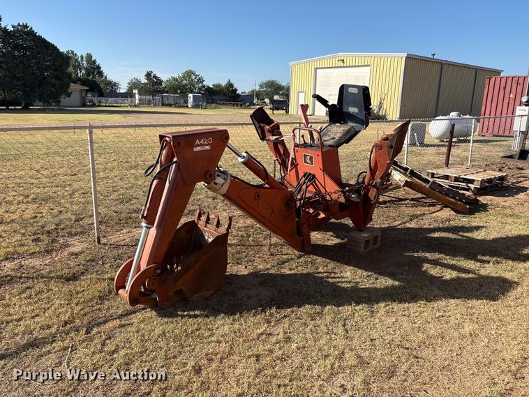 Charles machine works A420 backhoe attachment - JM9492