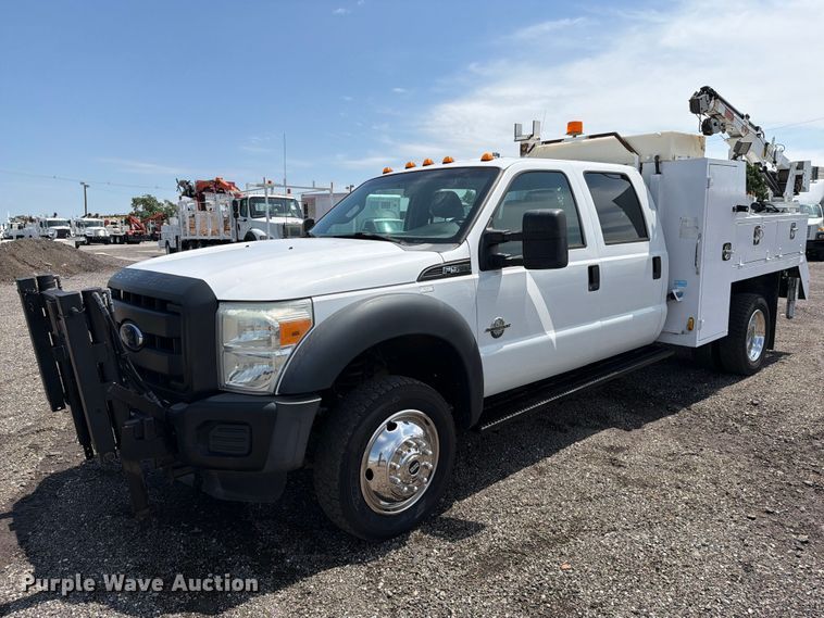 2015 Ford F550 Super Duty Crew Cab utility / service truck - EG9249