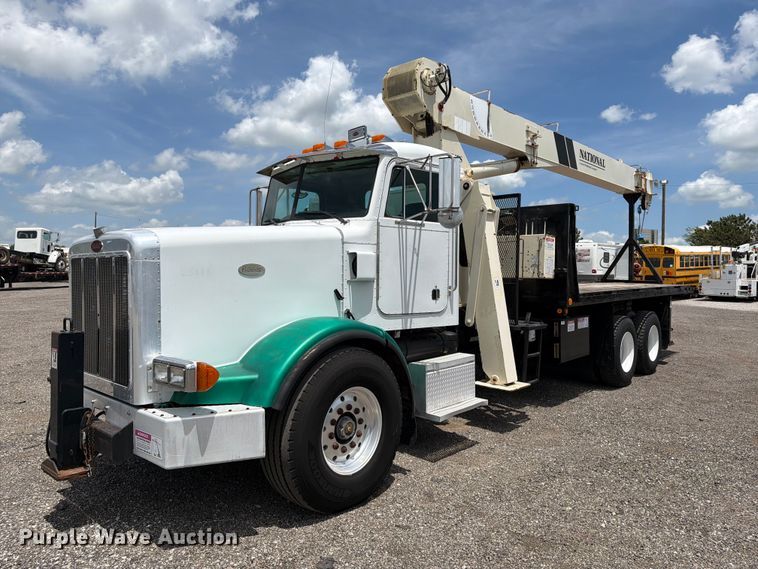 1997 Peterbilt 357 crane truck - EG9258