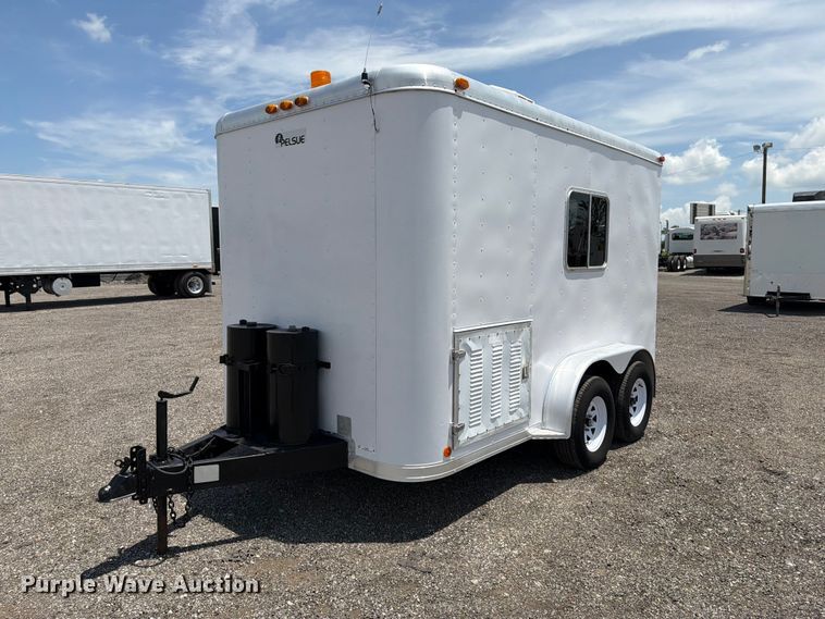 1994 Featherlite  Pelsue 12' FOST fiber optic splicing trailer - EG9266