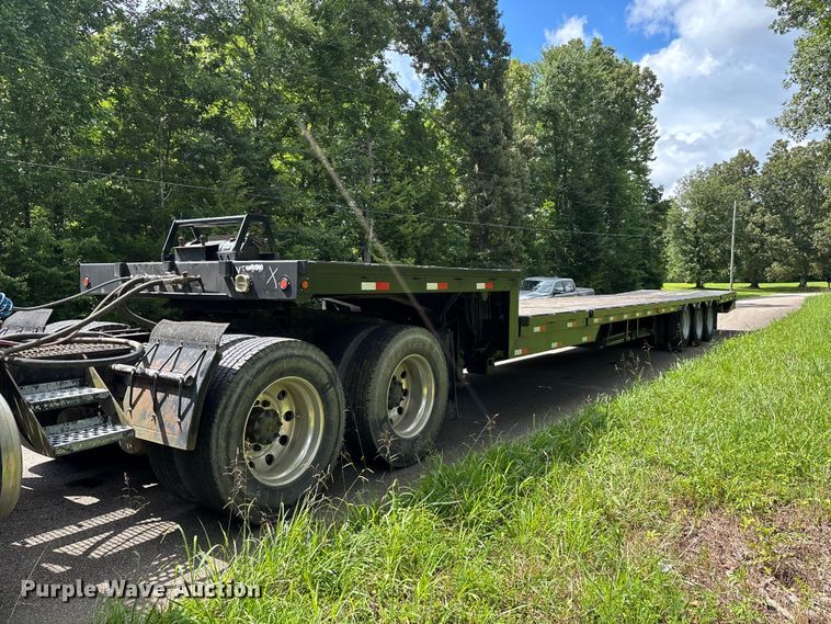 2001 Ledwell & Son's Enterprises 1L9 drop deck equipment trailer - ER3139