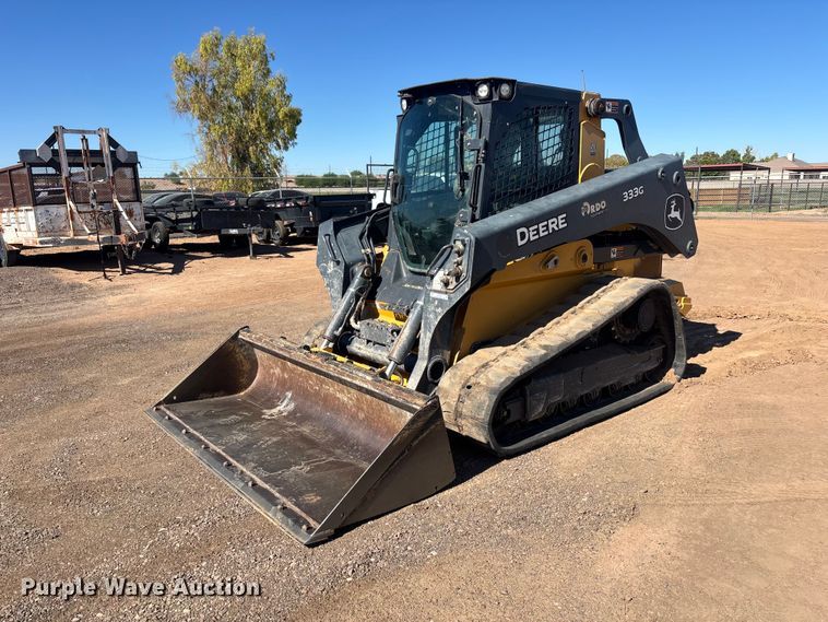 2021 John Deere 333G tracked skid steer loader - ER7685