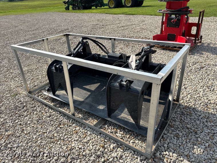 2025 LandHonor SGB-11-72W skid steer grapple bucket - EX2114