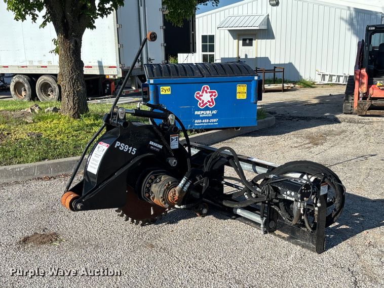Erskine PS915 skid steer concrete saw - FC1772