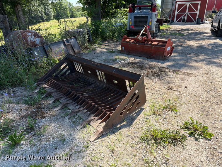 Skid steer rock bucket - FK3164
