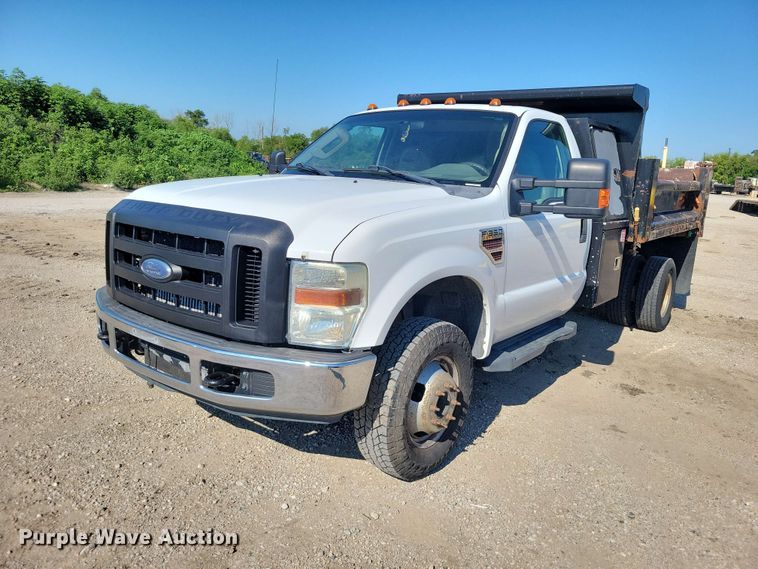 2008 Ford F350 Super Duty dump bed pickup truck - FU0030