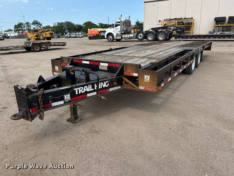 2001 Trail King TKT20 tilt deck equipment trailer - NJ9258