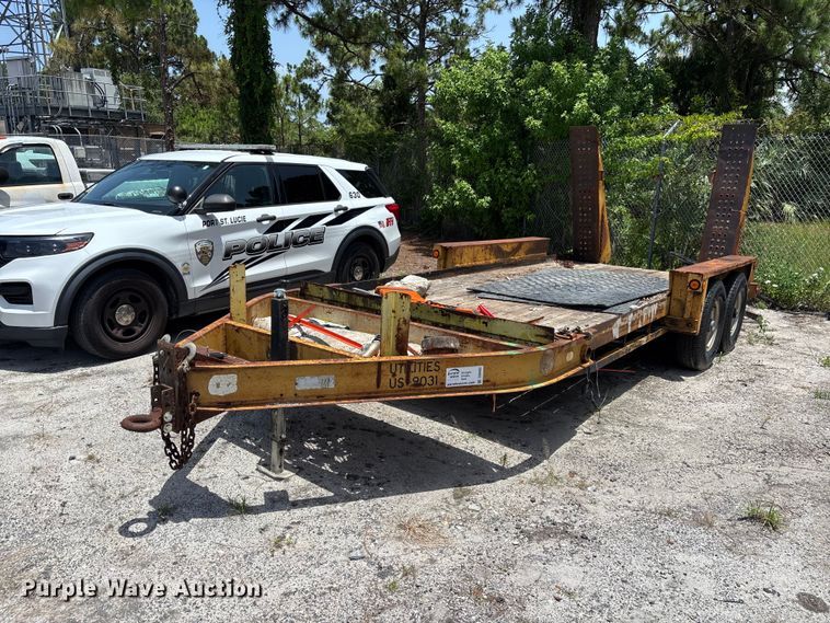 2004 Belshe equipment trailer - DU6402