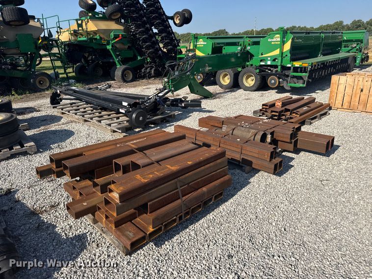 (3) pallets of various sized tubing - DY3029