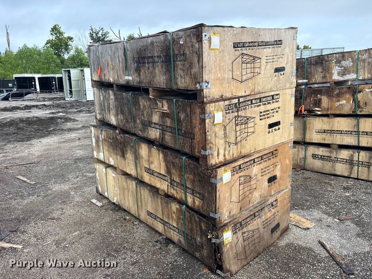(4) Valley Pioneer MSC1220F livestock sheds - ET0242