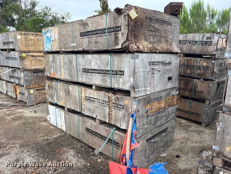 (4) Valley Pioneer MSC1220F livestock sheds - ET0247