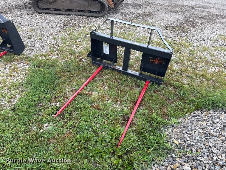 2025 LandHonor BS-12-2500G skid steer bale spear - EX2135