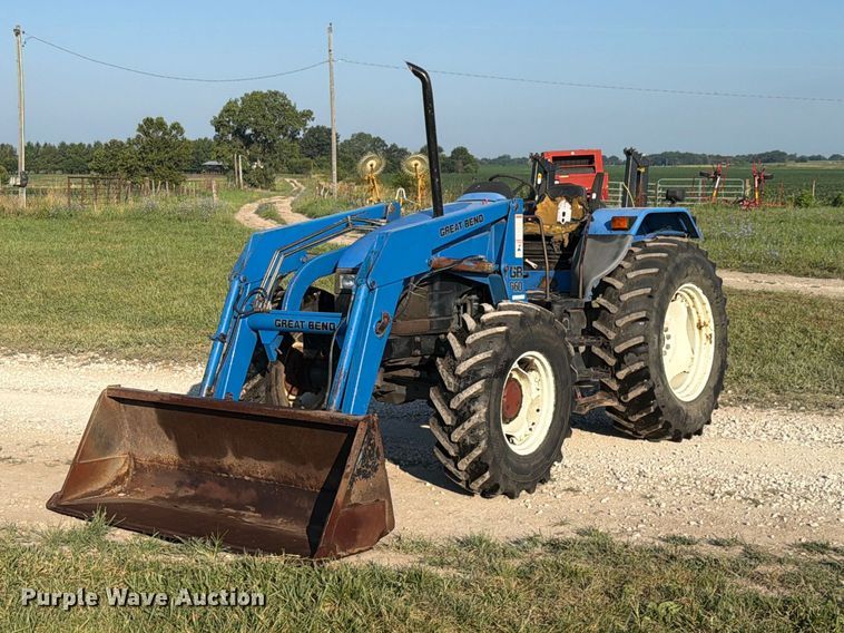 2001 New Holland TS100 MFWD tractor - EX4579