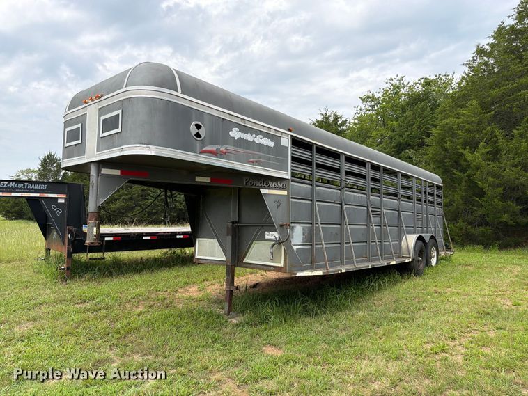1999 Ponderosa Special Edition livestock trailer - FK3235