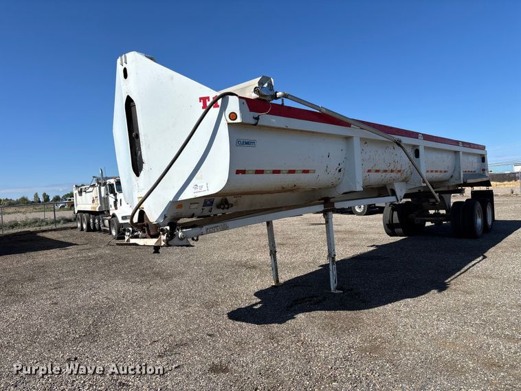2007 Clement Starlite AR end dump trailer - DW1283