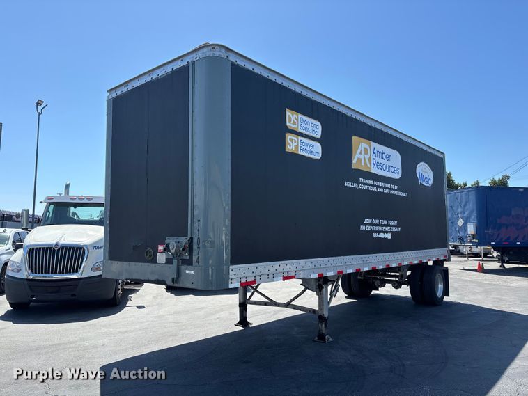 1995 Hyundai Translead HDM28WH-5050 dry van trailer - EL2509