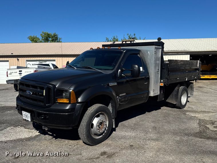 2007 Ford F550 Super Duty dump truck - DV2035