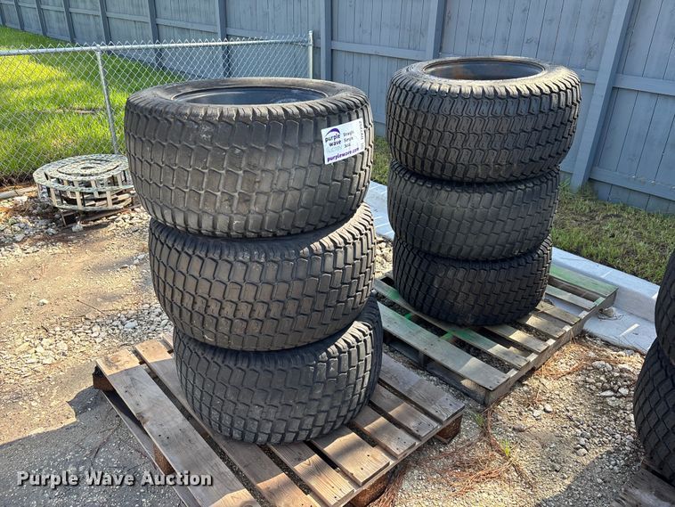 (6) 33x16-500 tires and wheels - DV7252