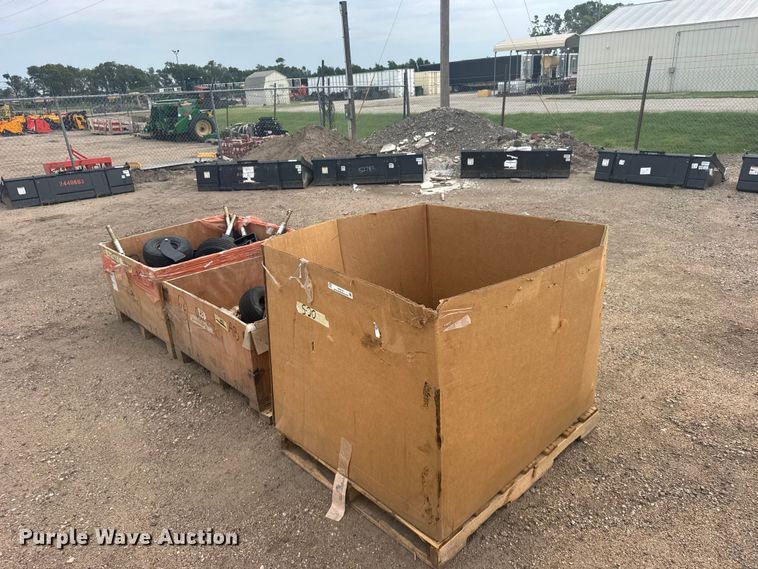 Approximately (30) 15x6.00-6 AFM deck tires and wheels - DY3121