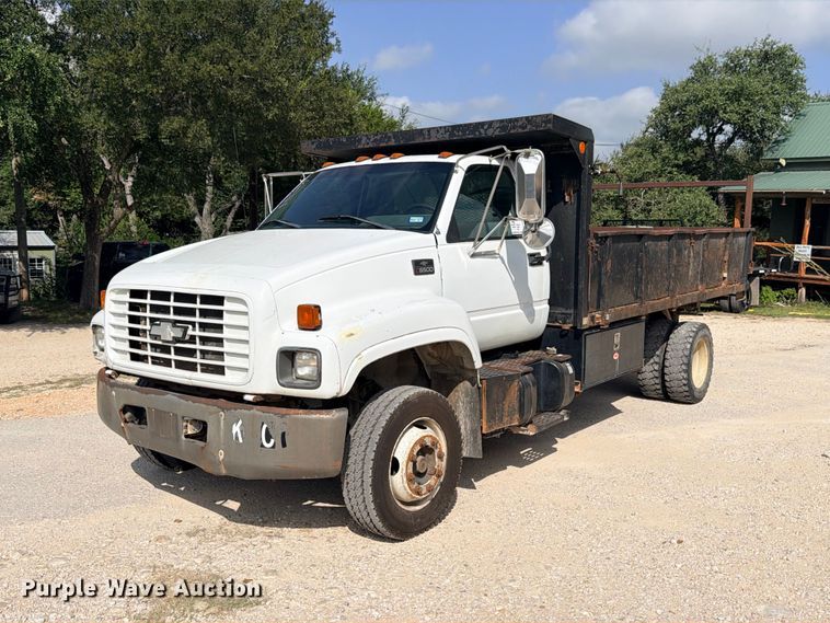 2002 Chevrolet C6500 dump flatbed truck - ED5460