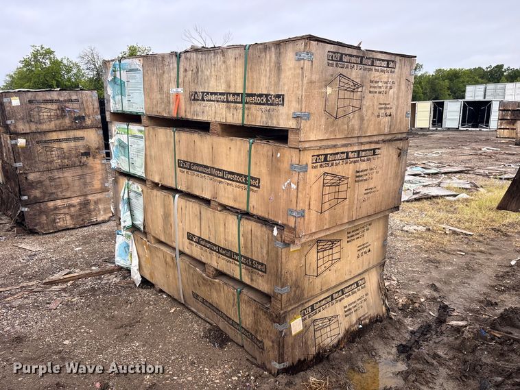 (4) Valley Pioneer MSC1220F livestock sheds - ET0223