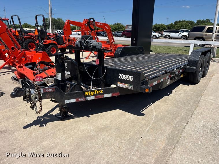 2022 Big Tex 14TL-20BK tilt deck equipment trailer - ET0340