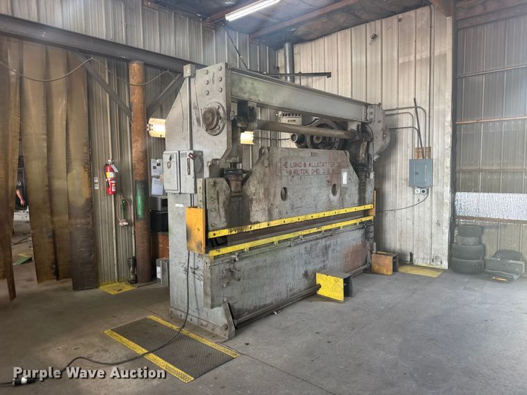 The Long & Allstatter Co. press brake - EW4987