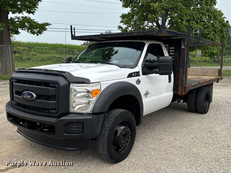 2012 Ford F450 Super Duty flatbed truck - FB5831