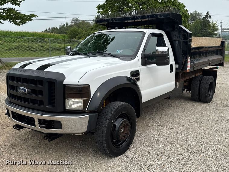 2008 Ford F450 Super Duty dump truck - FB5833