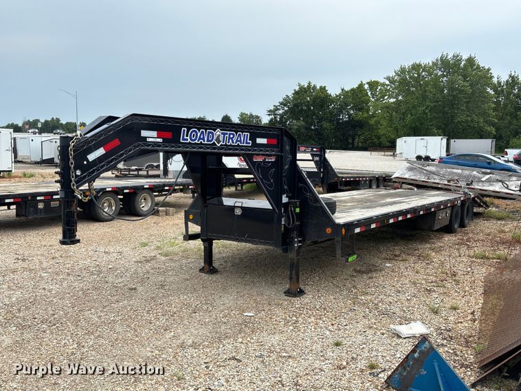 2022 Load Trail hydraulic tail equipment trailer - FC1996