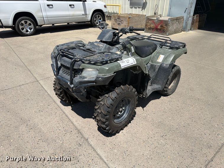 2021 Honda Rancher TRX420FM1 ATV - FK4546