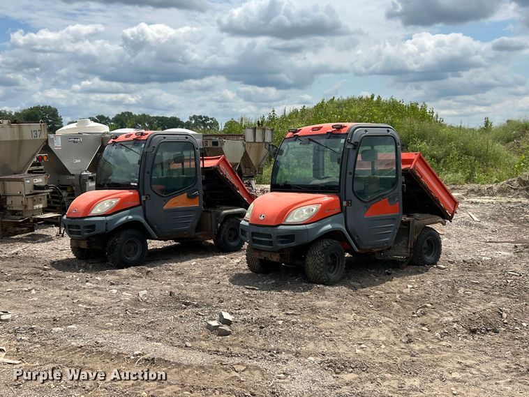 (2) 2001 Kubota RTV1100 utility vehicles - FT6102
