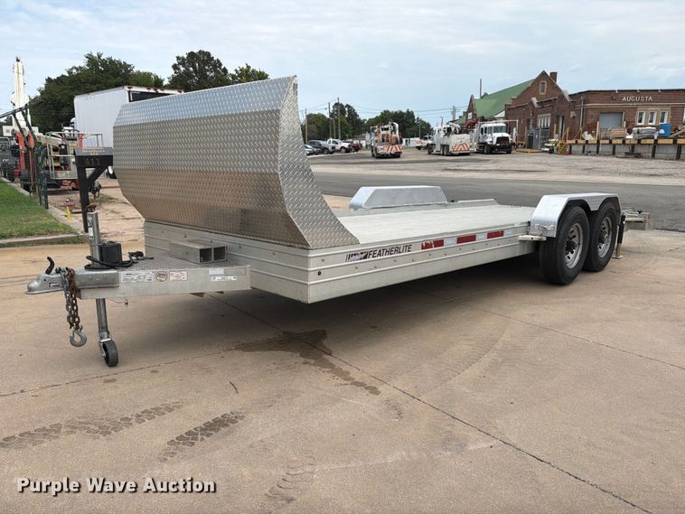 2014 Featherlite equipment trailer - MZ9771