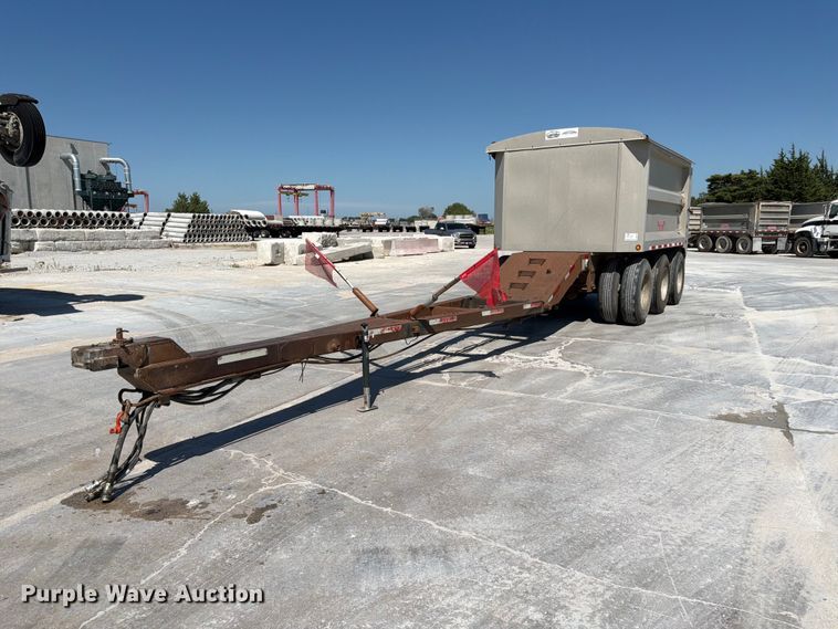 2016 Cornhusker 800 end dump pup trailer - DN6649